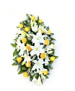 Lily & Rose Coffin Spray