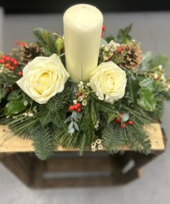 White traditional table arrangement