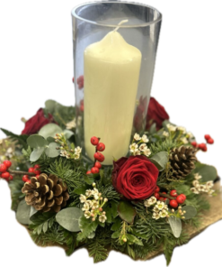 Christmas table arrangement